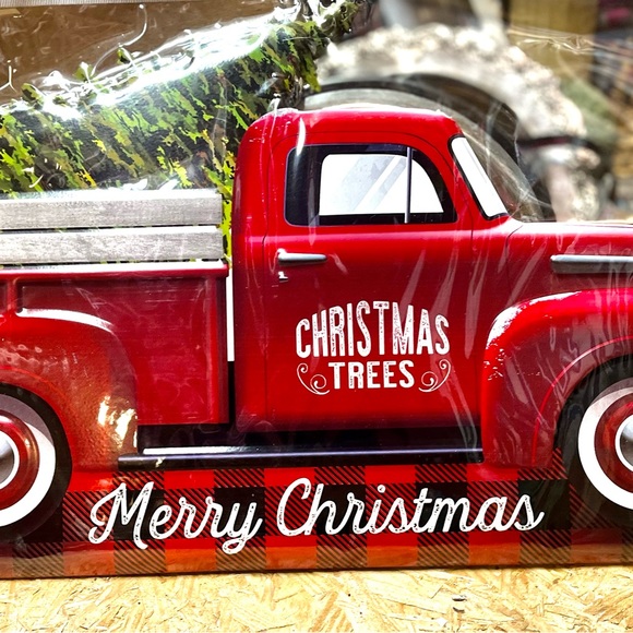 Red Truck with tree - Picture 8 of 9